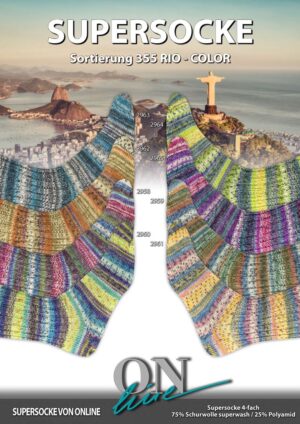 SUPERSOCKE 100 SORT.355 RIO-COLOR