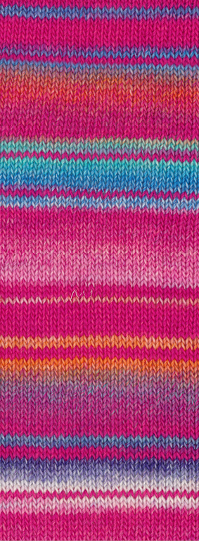 3028 Fuchsia/Pink/Grauviolett/Ecru/Graublau/Orange/ Türkis/Himmelblau/Rosa