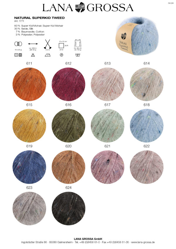 Lana Grossa NATURAL SUPERKID TWEED
