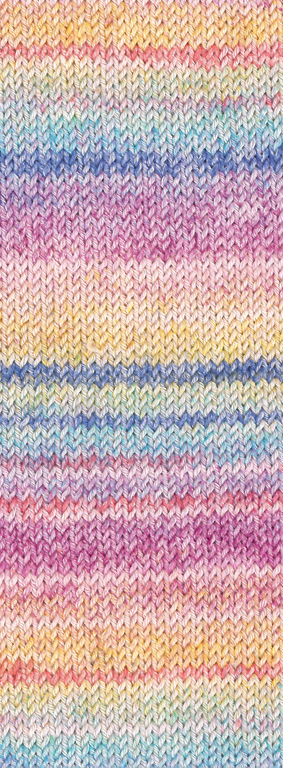 4457 Hellrot/Natur/Fuchsia/Gelb/Zartgrün/Hellblau/ Blau