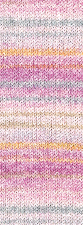 4458 Rosa/Safrangelb/Fuchsia/Lachs/Beige/Grüngrau/ Puderrosa