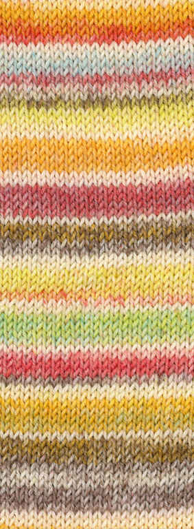 7770 Apricot/Orange/Creme/Zartblau/Himbeerrot/ Ockerbraun/Gelb/Gelbgrün/Graubraun