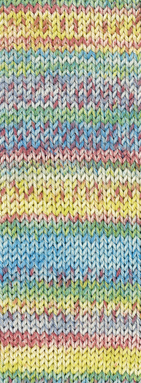 331 Hellgrün/-blau/Ziegelrot/Vanille/Ecru/Altrosa/ Hellgrau Gestreift