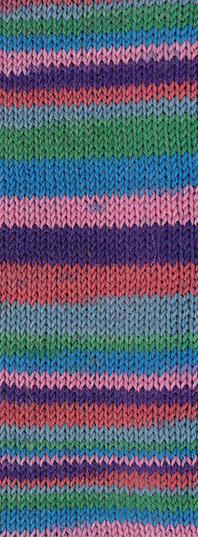 1801 Grün/Blau/Rosa/Dunkelviolett/Tonrot/Graublau