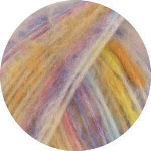 8 Rohweiß/Orange/Violett/Hellblau/Gelb