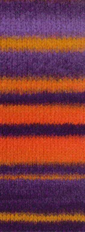 2 Dunkelviolett/Gelb/Graulila/Orange/Blauviolett