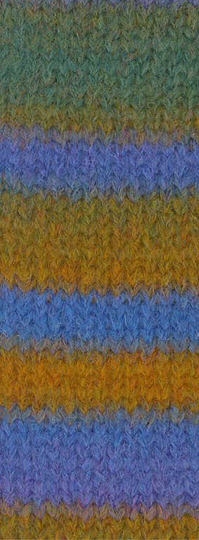 14 Violett/Veilchenblau/Moosgrün/Khaki/Ocker
