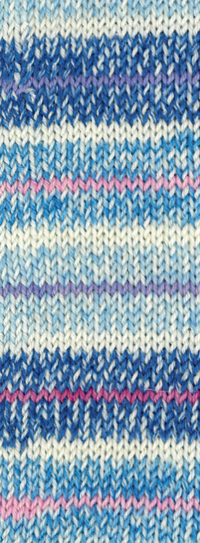4206 Dunkelblau/Pink/Ecru/Himmelblau/Rosa/ Hellblau/Lila