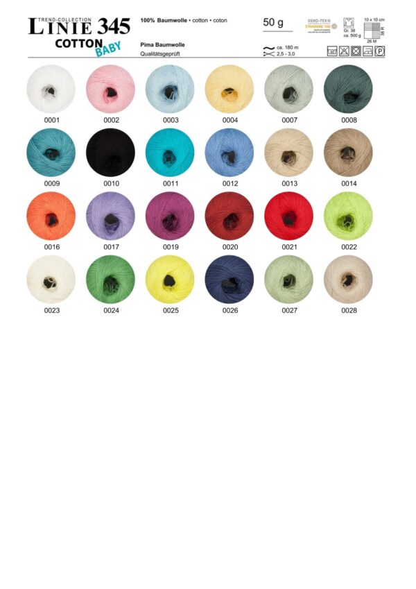 ONLine LINIE 345 COTTON-BABY COLOR