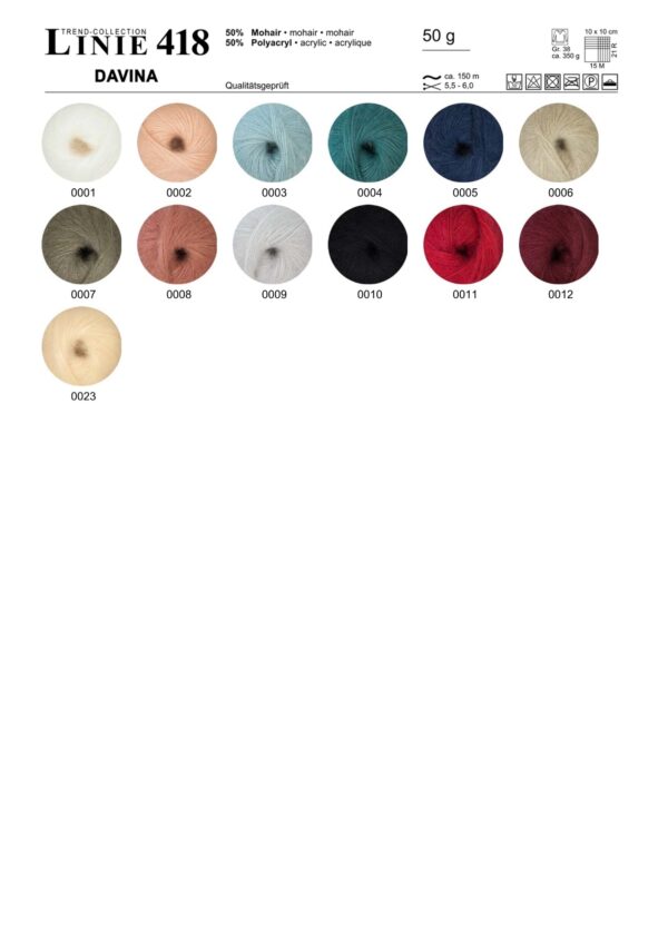 ONLine LINIE 418 DAVINA DESIGN COLOR