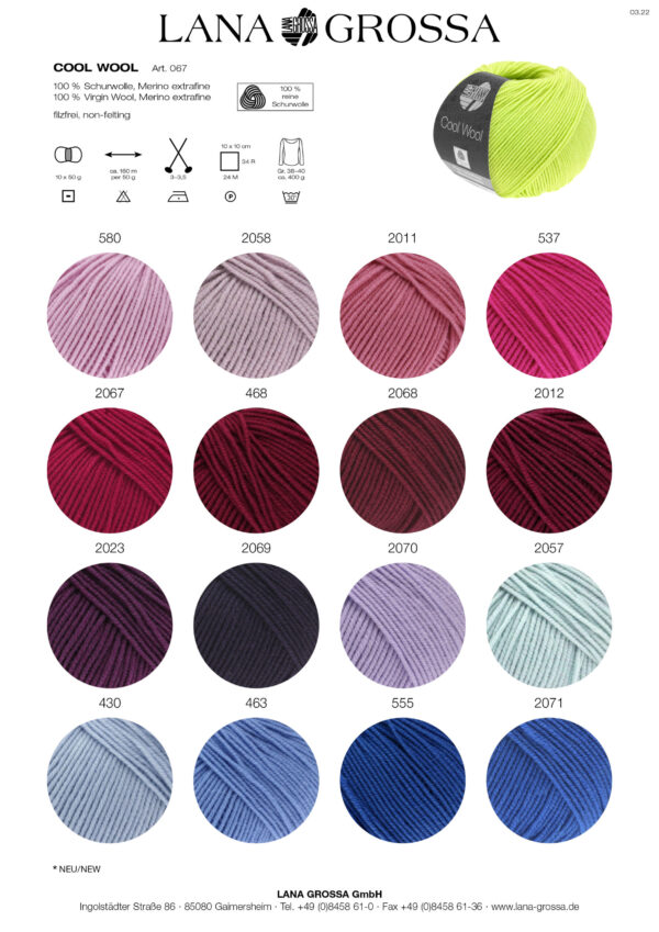 hw2022-cool-wool-farbkarte-merinowolle-lana-grossa3 LANA GROSSA Mode mit Wolle Handels- und Vertriebs GmbH COOL WOOL