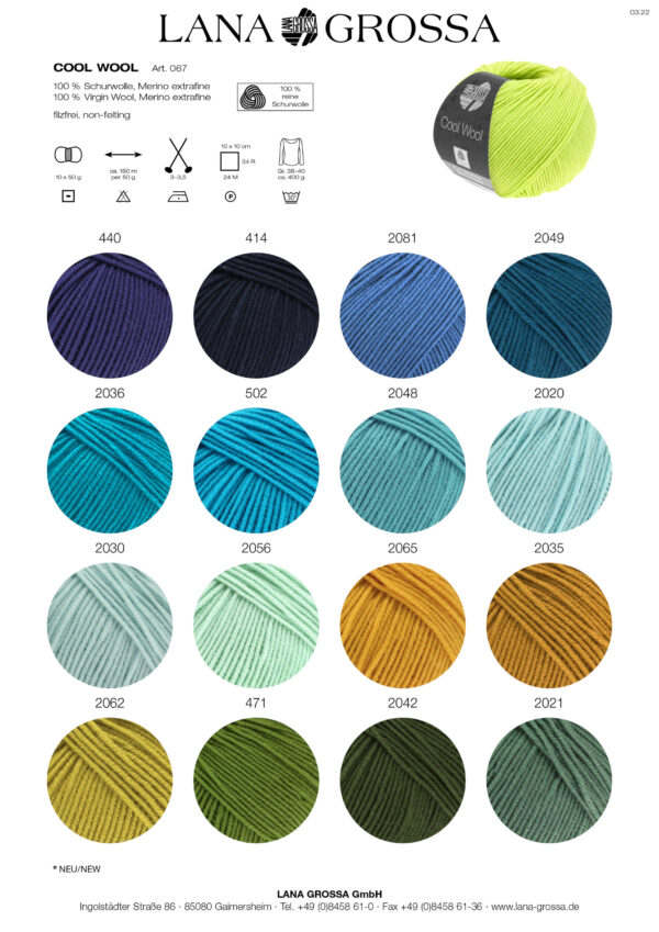 hw2022-cool-wool-farbkarte-merinowolle-lana-grossa4 LANA GROSSA Mode mit Wolle Handels- und Vertriebs GmbH COOL WOOL