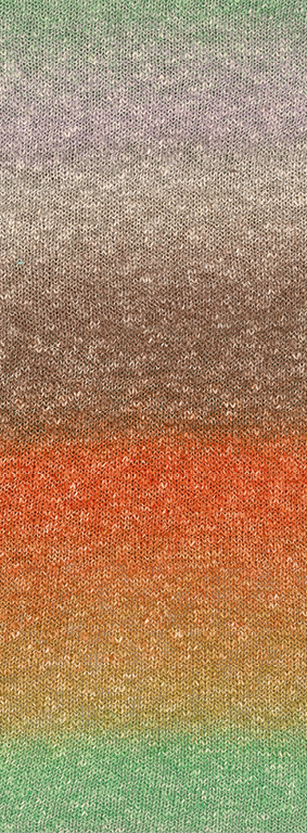 1023 Minttürkis/Flieder/Graubeige/-braun/Lachsrot/ Nougat