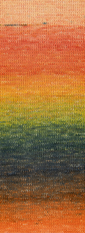 6 Apricot/Lachsorange/Orange/Gelb-/Dunkel-/Schwarzgrün/Nussbraun