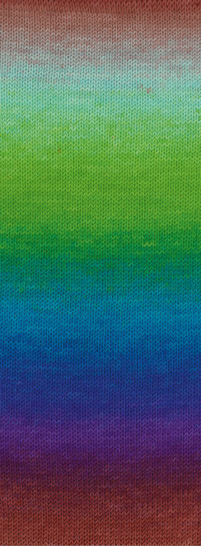 4032 Terrakotta/Braun/Violett/Blau/Türkis/Grün/ Limette/Pastellgrün