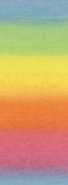4036 Graugrün/Grüngelb/Orange/Flieder/Hellgrau