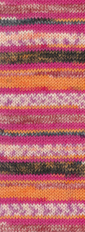 9687 Fuchsia/Lila/Ecru/Orange/Camel/Mokka/Gelb/ Rost