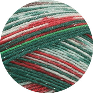 6804 Rot/Dunkel-/Hellgrün/Weiß/Dunkelrot