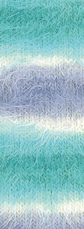 116 Rohweiß/Hellgrau/Graublau/Weißgrün/Türkis/ Minttürkis