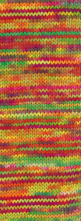 111 Gelb/Rot/Frühlingsgrün/Orange bun