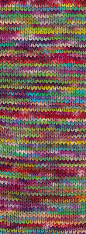 112 Aubergine/Türkis/Gelb/Frühlingsgrün/Rot bunt