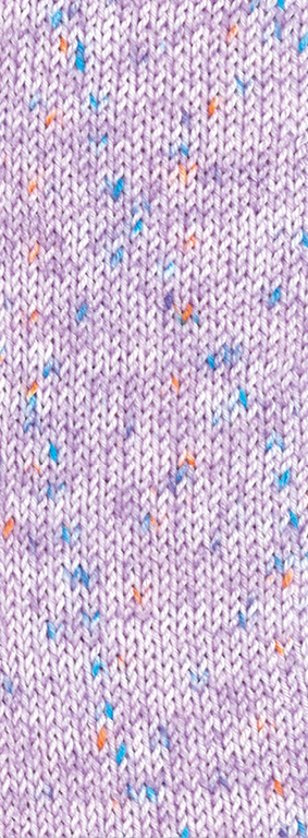 3451 Blasslila/Flieder/Türkisblau/Orange