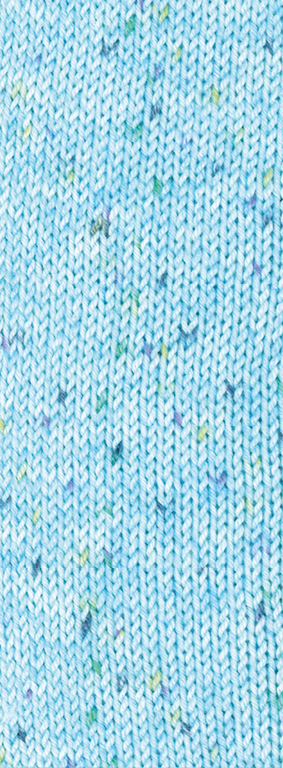 3453 Blasstürkis/Türkis/Zitrusgelb/Grün/Violett