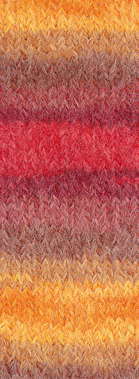 124 Graubraun/Camel/Safrangelb/Orange/Grau-/ Dunkelrot/Rot