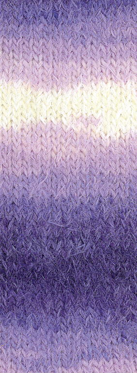 125 Dunkel-/Grauviolett/Violett/Flieder/Weiß