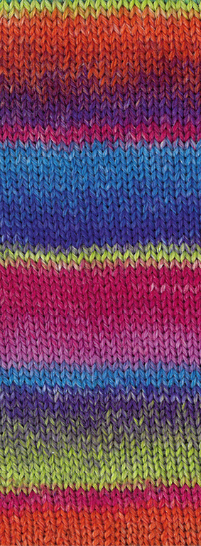 5453 Frühlingsgrün/Rostrot/Blauviolett/Zyklam/ Blau/Royal/Fuchsia
