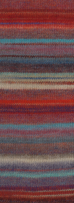 4045 Dunkel-/Graurot/Türkis/Petrol/Graublau/ Beige/Graubraun