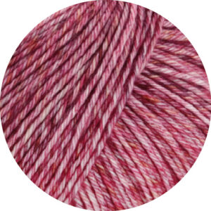 1009 Altrosa/Geranienrot/Bordeaux meliert