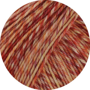 1012 Rost/Dunkelrot/Gelb/Orange/Creme meliert
